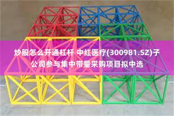 炒股怎么开通杠杆 中红医疗(300981.SZ)子公司参与集中带量采购项目拟中选