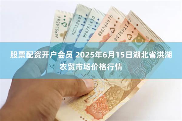股票配资开户会员 2025年6月15日湖北省洪湖农贸市场价格行情