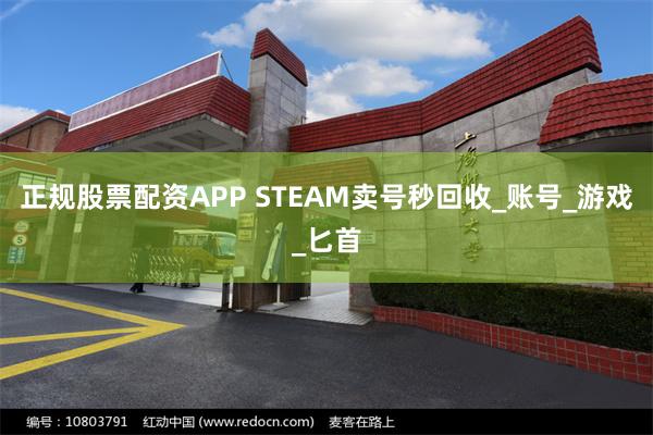 正规股票配资APP STEAM卖号秒回收_账号_游戏_匕首
